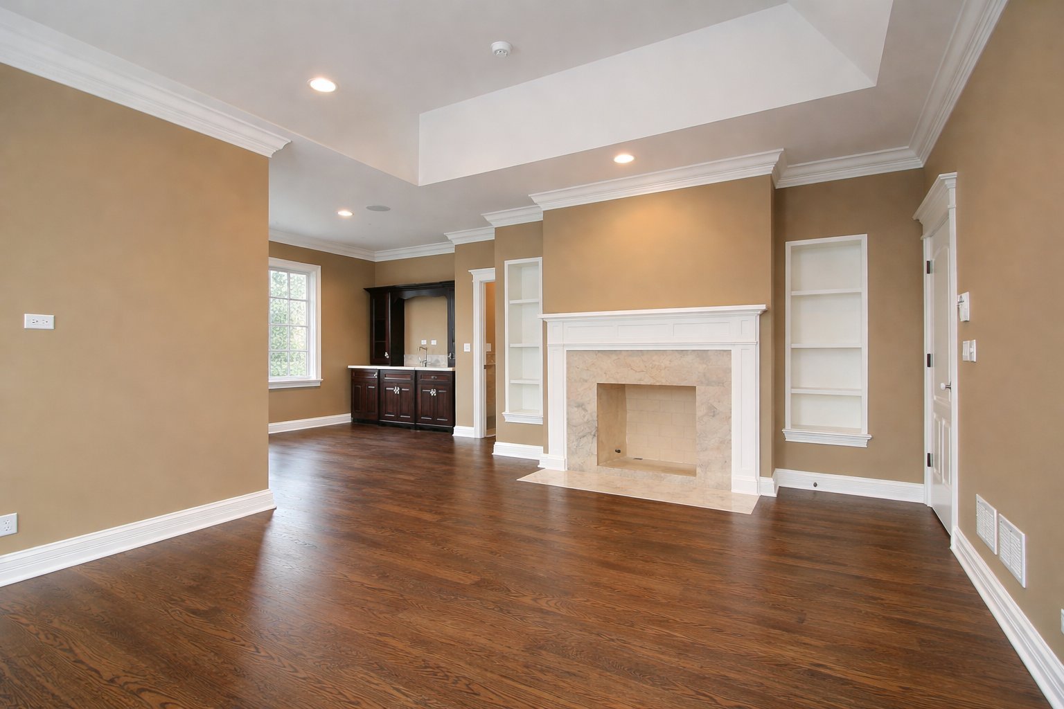 Interior painting — bright modern room